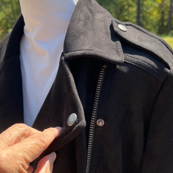 Philosophy | Black Faux Sued Moto Jacket… 399-Hanger - Picture 5 of 16